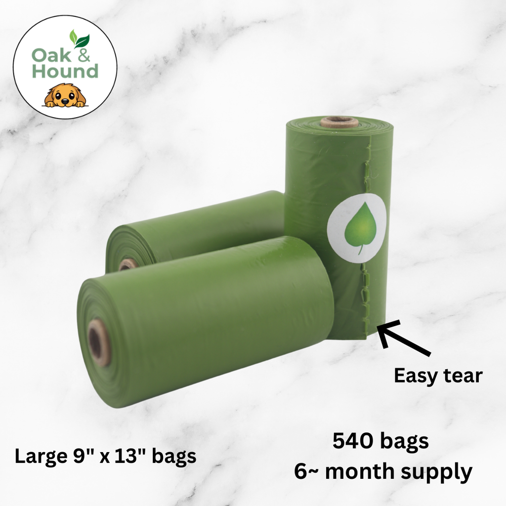 540 biodegradable dog poop bags (36 rolls)