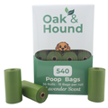 540 biodegradable dog poop bags (36 rolls)